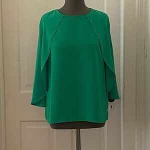 ZARA Cape top green